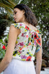 Greta Ruffled Top - Vienna Bloom